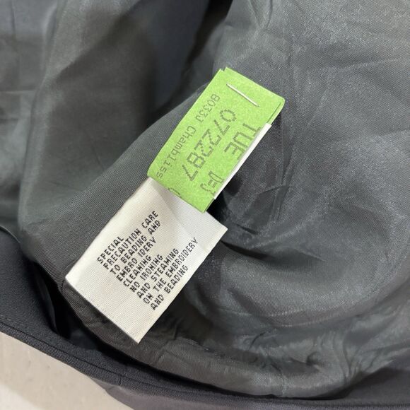 Louise Ricci Black Evening Jacket Women 22 Lace Ruffles Metallic Beaded Wedding - Picture 9 of 9